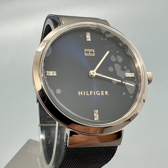 TOMMY HILFIGER Women's Blue Stainless Steel Mesh Bracelet Watch 1782219 - Picture 6 of 9